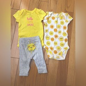Carter’s Newborn Sunshine Onesie Set with Leggings